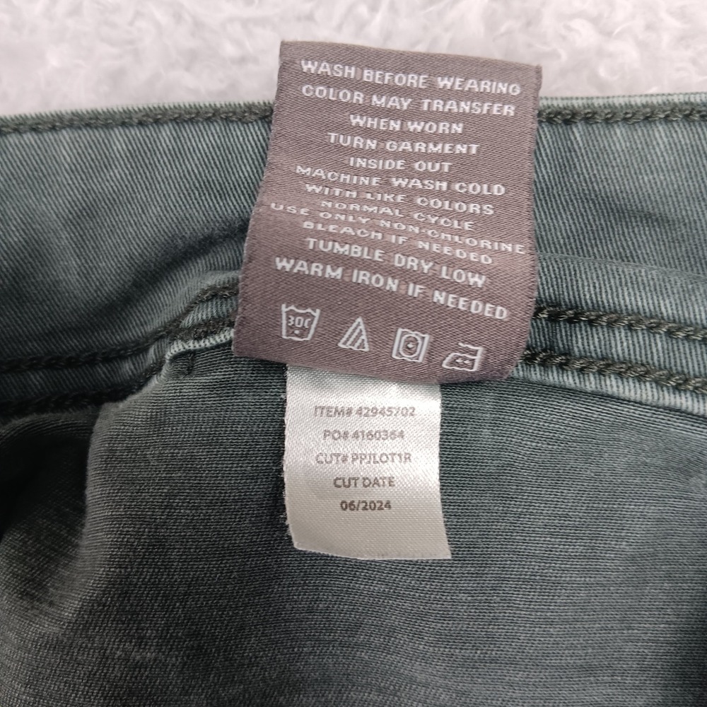 Torrid Jogger Cargo Pant Women 20R Green Cotton Stretch Utility 42945702 - Picture 5 of 10